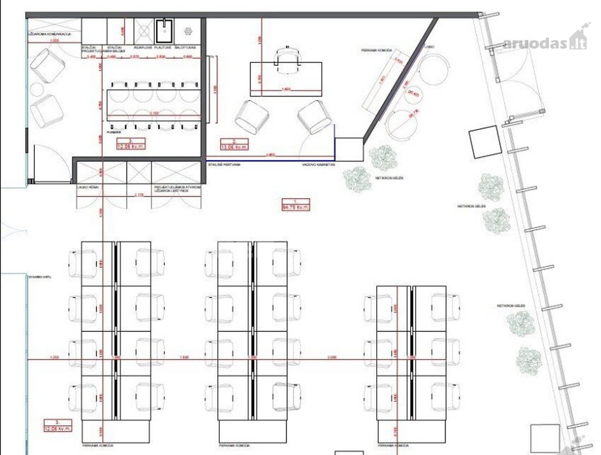 Pačioje Vilniaus Cbd širdyje išnuomojamos - nuotraukos Nr. 7