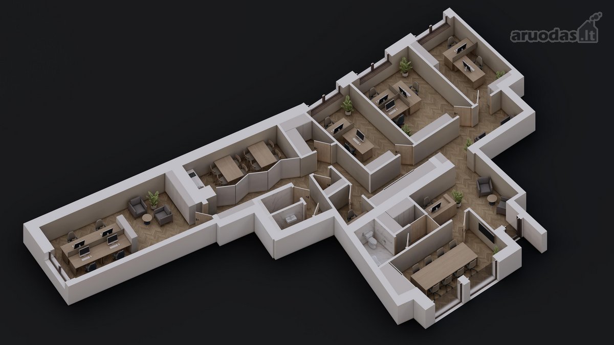 Prestižinės 175 m² Patalpos „Šaltinių Namuose - nuotraukos Nr. 21