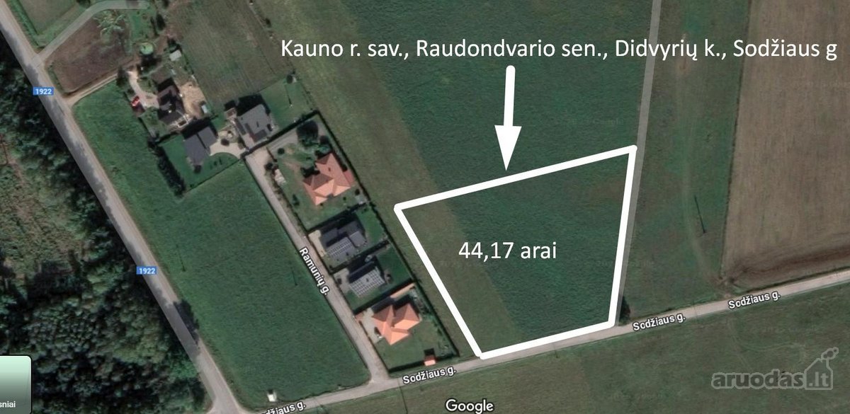 Parduodamas 44,17 a sklypas Kauno r., - nuotraukos Nr. 2