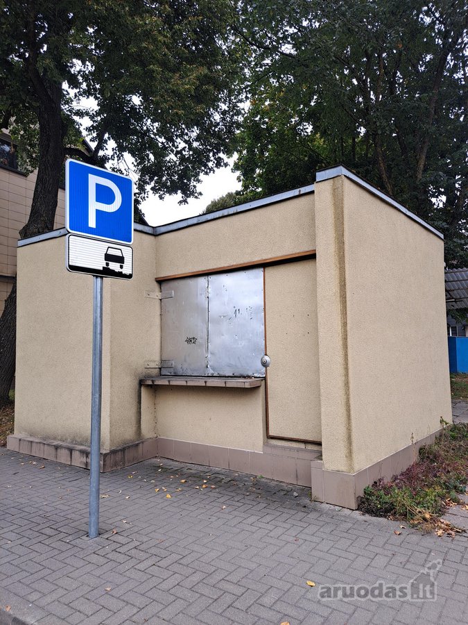Parduodamas Pastatas-kioskas Biržų miesto