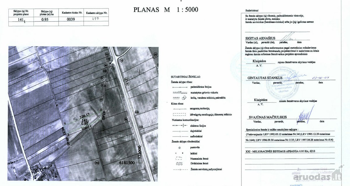 Parduodamas žemės ūkio paskirties 293 a. sklypa - nuotraukos Nr. 4