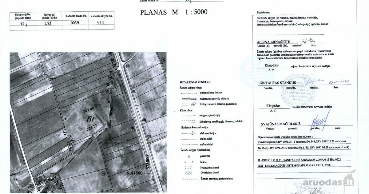 Parduodamas žemės ūkio paskirties 293 a. sklypa - nuotraukos Nr. 5