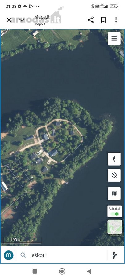 Parduodamas 11,26 a sklypas Obuolių saloje –