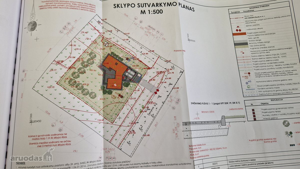 Parduodamas 16.92 A Sklypas Su Pamatais Ir