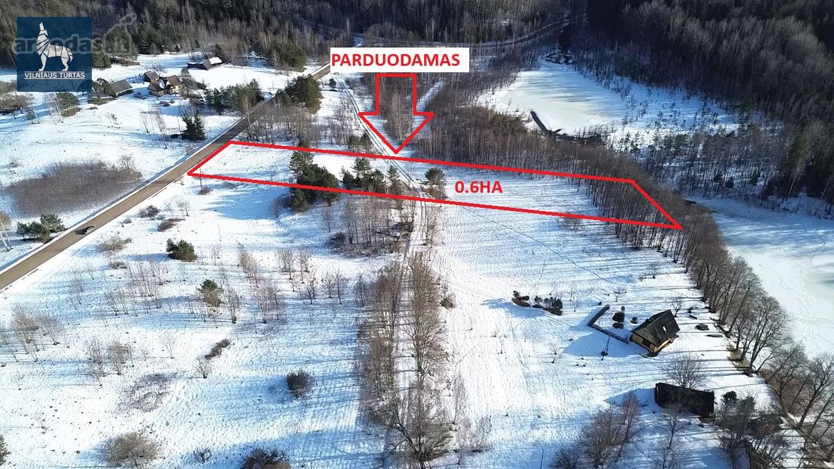 Sklypas Prie Sagardo Ežero – 0,61 Ha Su - nuotraukos Nr. 3