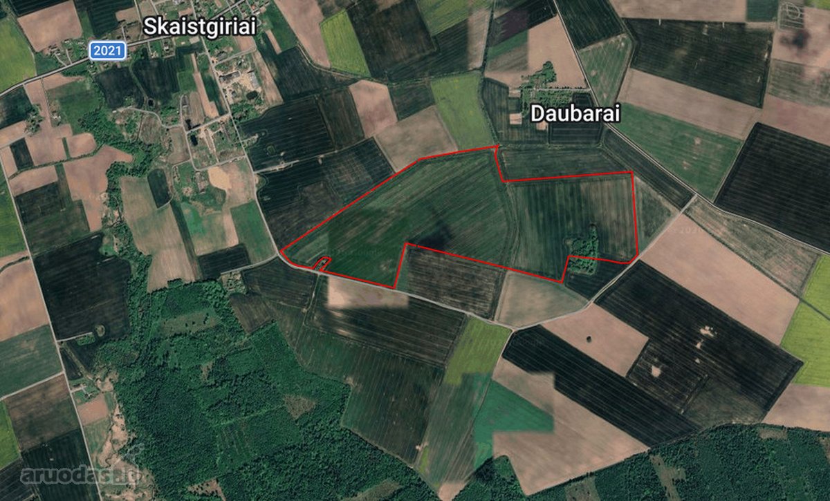Parduodamas 45,2615 ha žemės ūkio paskirties