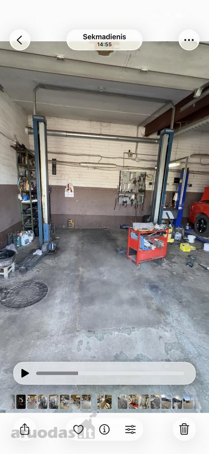 Išnuomojamos pilnai automobilių remontui