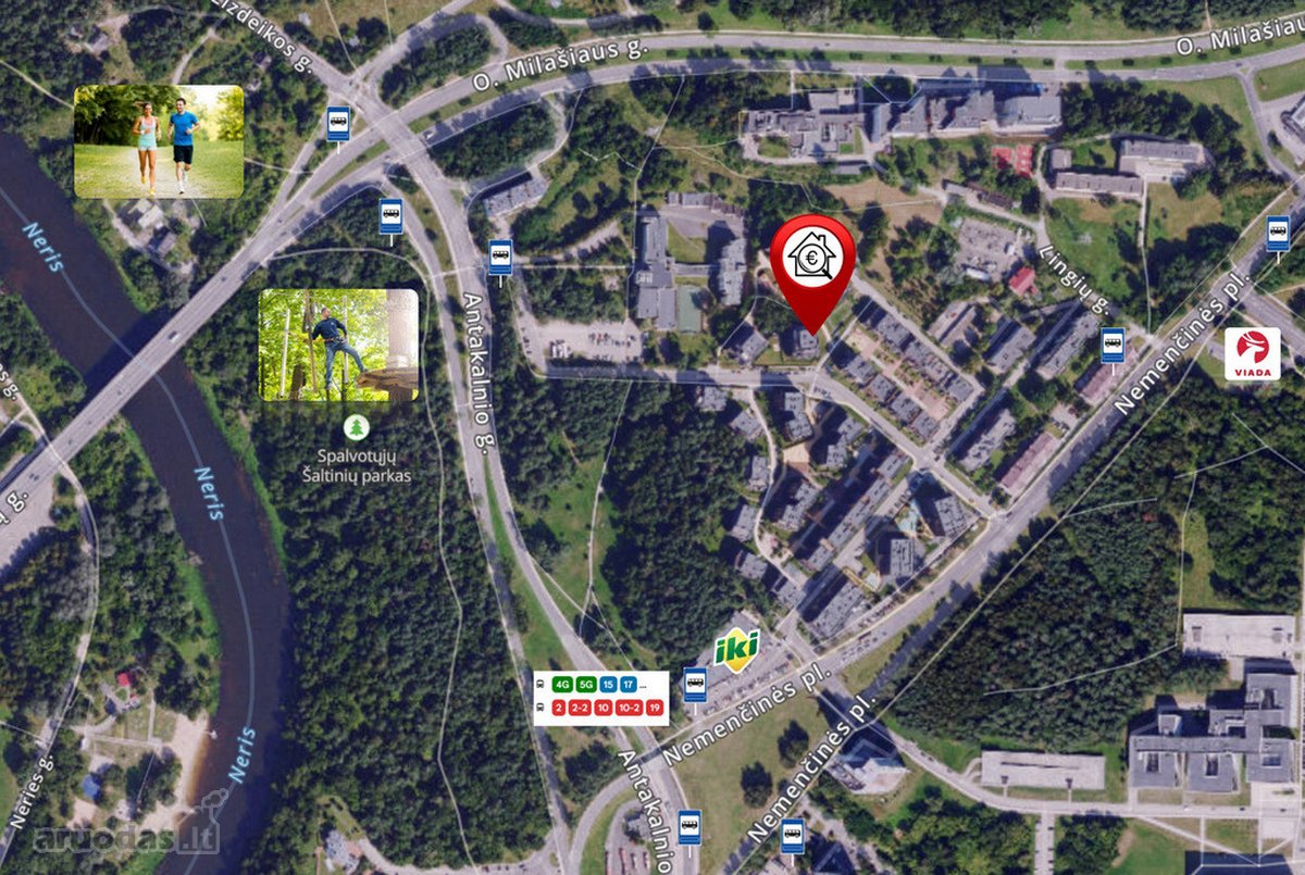 Jaukus, saulėtas ir šiltas 2 kambarių butukas - nuotraukos Nr. 26