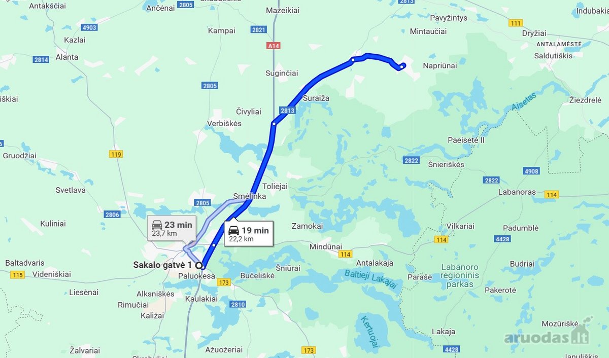 Parduodamas sklypas Sidabrinių gyvenvietėje - nuotraukos Nr. 6