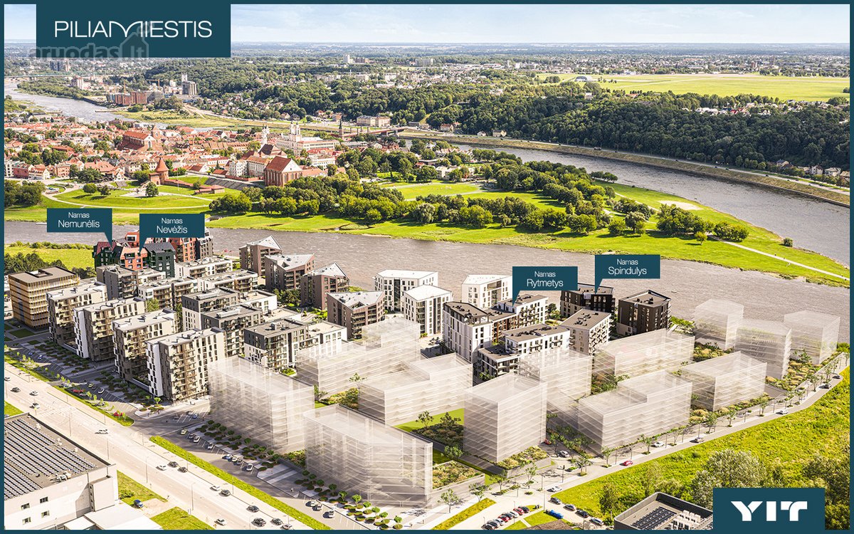 Parduodamas 2 kambarių butas su terasa - nuotraukos Nr. 7