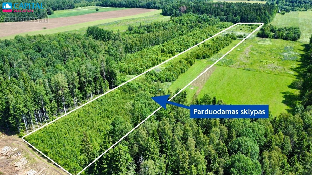 Parduodamas 2.84 ha žemės ūkio paskirties