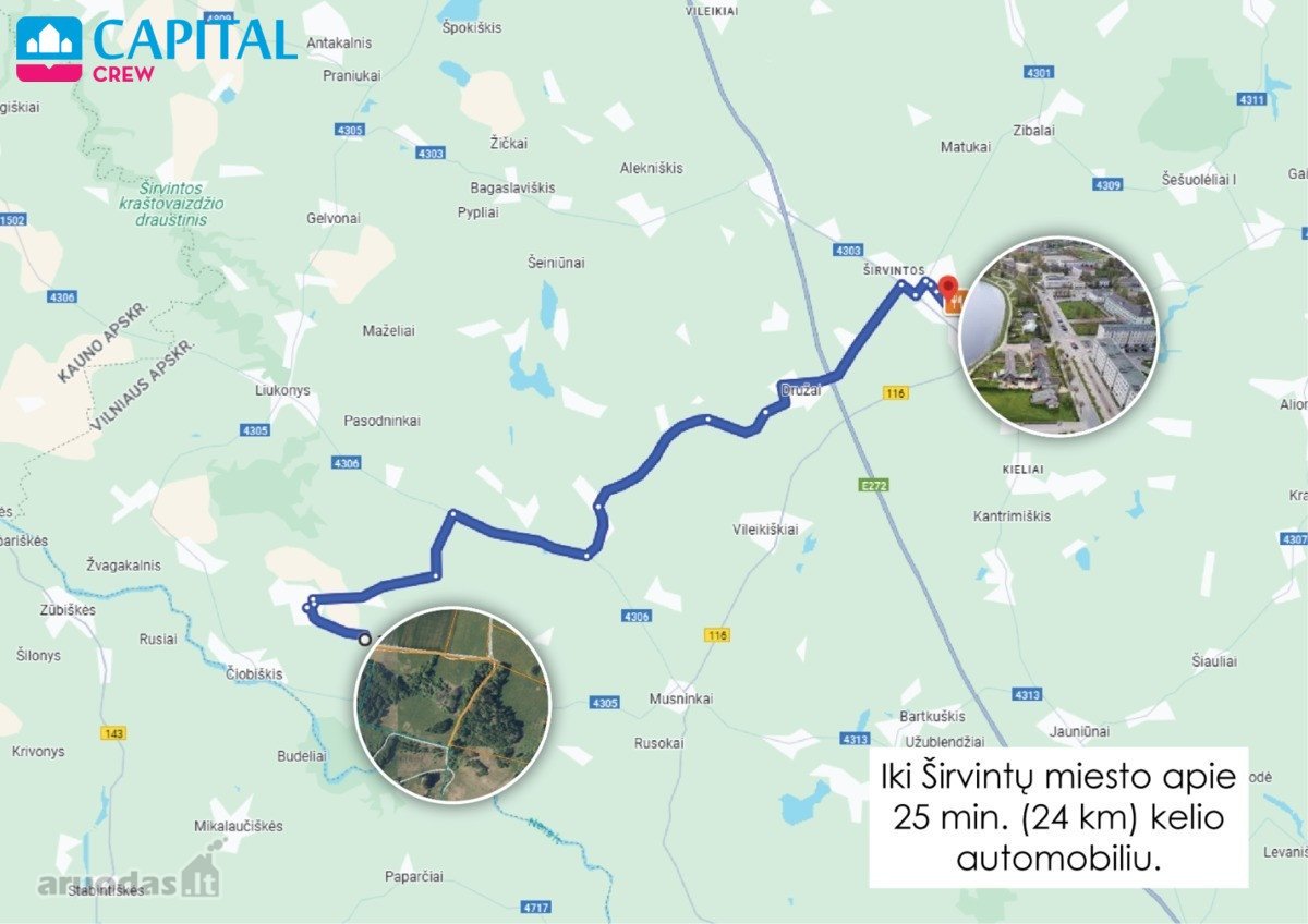 Parduodamas 11,62 Ha Žemės Sklypas Širvintų R - nuotraukos Nr. 19