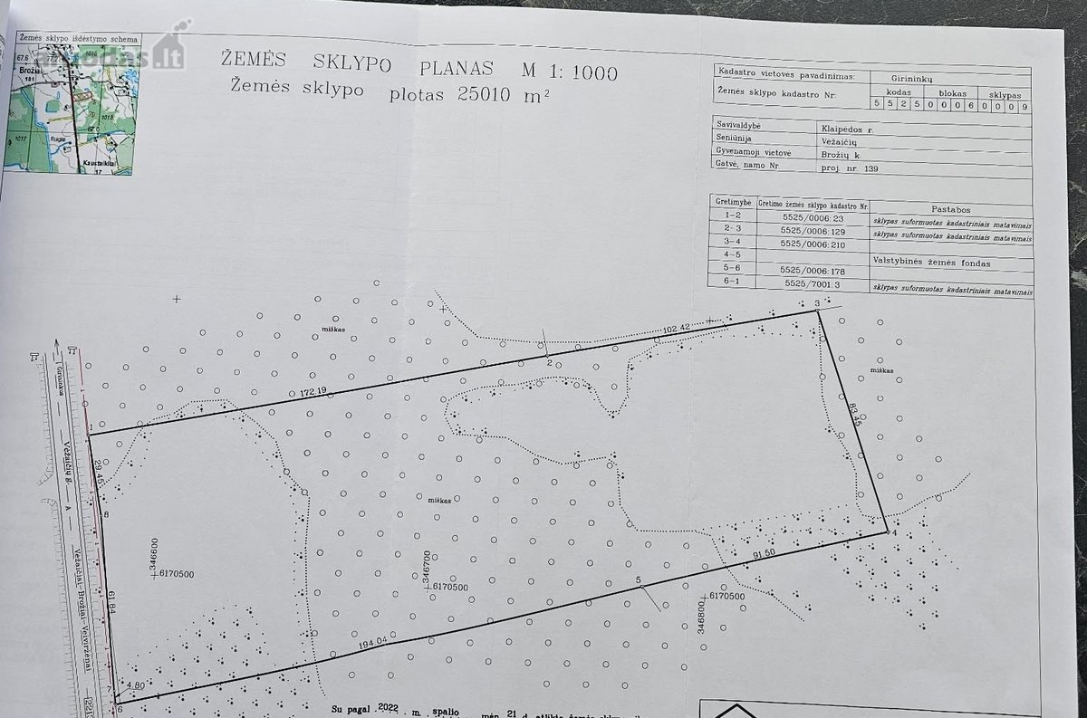 Klaipėdos r.sav., Brožių kaime, parduodamas 2 - nuotraukos Nr. 2