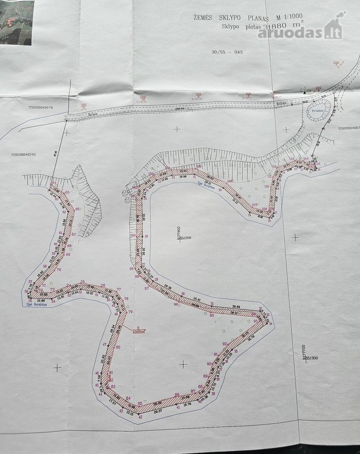 Parduodamas 3,18ha žemės ūkio sklypas