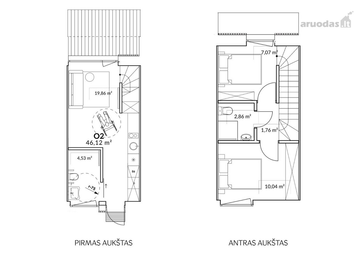 Kotedžai su privačiais kiemeliais Kunigiškėse. - nuotraukos Nr. 5