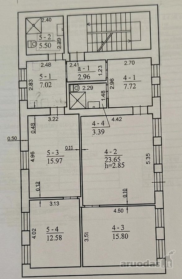 Parduodamas erdvus ~92 kv. m butas trečiame - nuotraukos Nr. 20