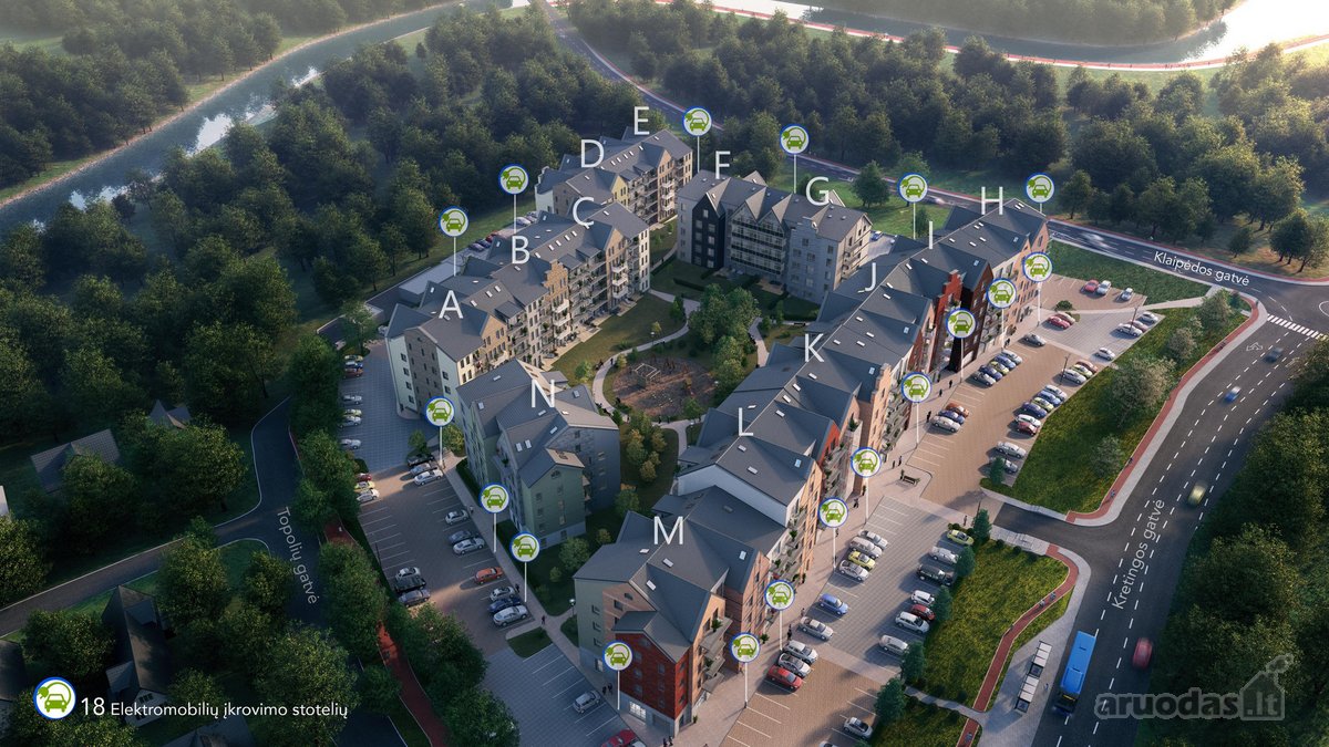 Naujas 3-jų kambarių mansardinis butas, per 2 - nuotraukos Nr. 5