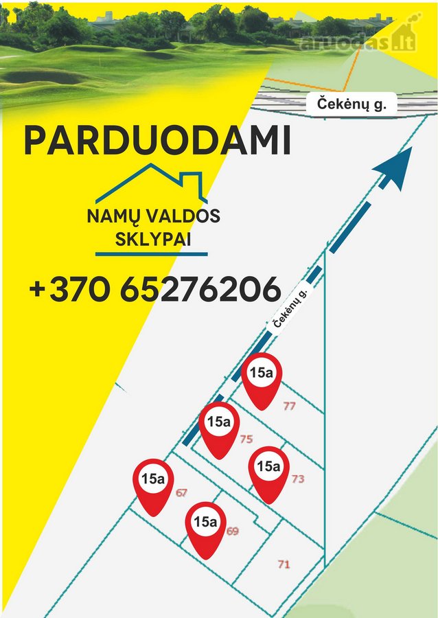 Parduodamas namų valdos sklypas - nuotraukos Nr. 2