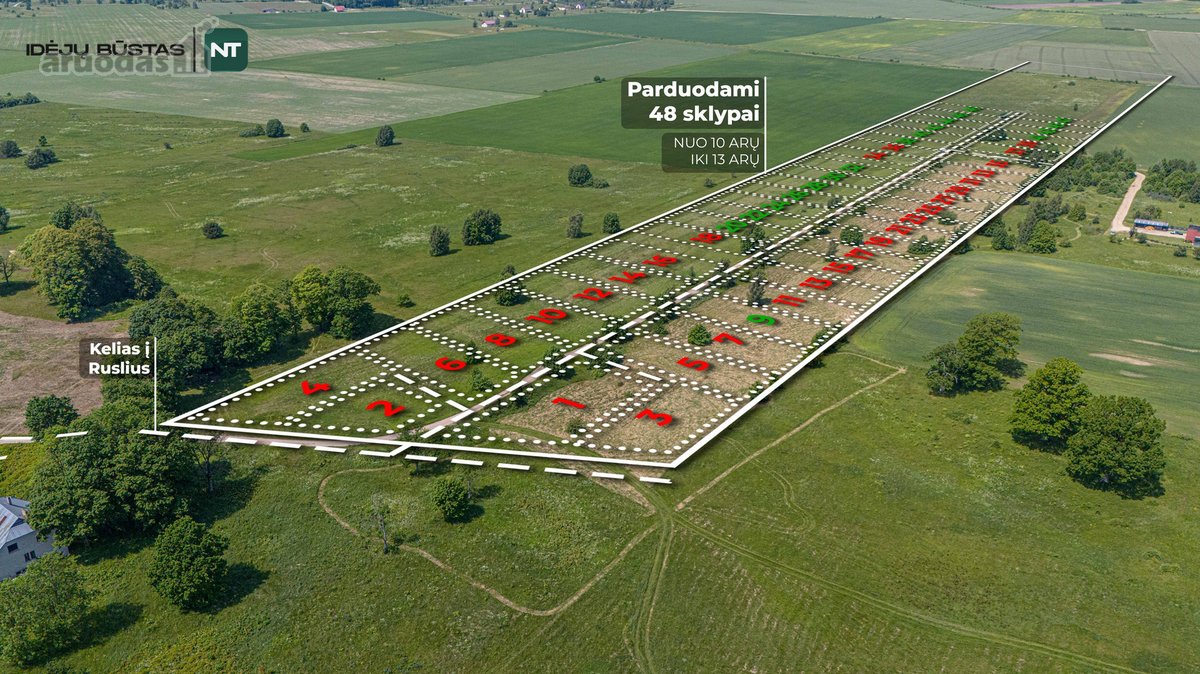 Parduodami namų valdos sklypai Klaipėdos r., - nuotraukos Nr. 2