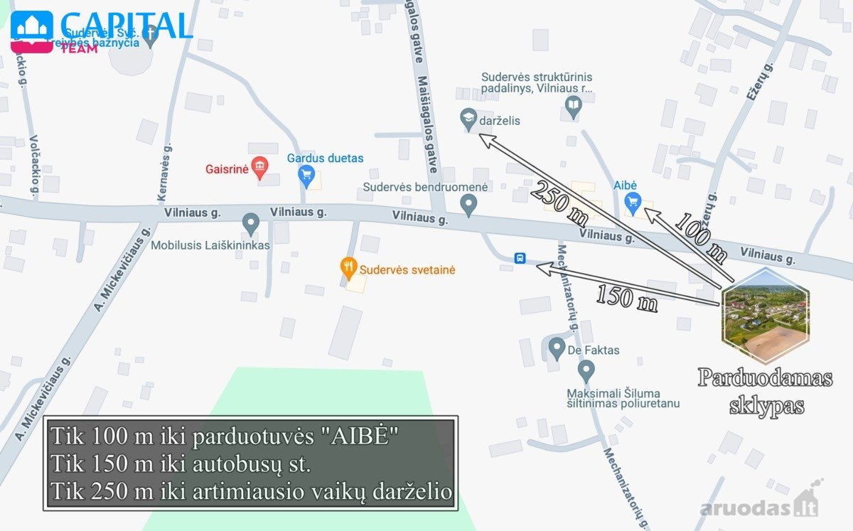Parduodamas Namų valdos žemės sklypas (Žemės - nuotraukos Nr. 5