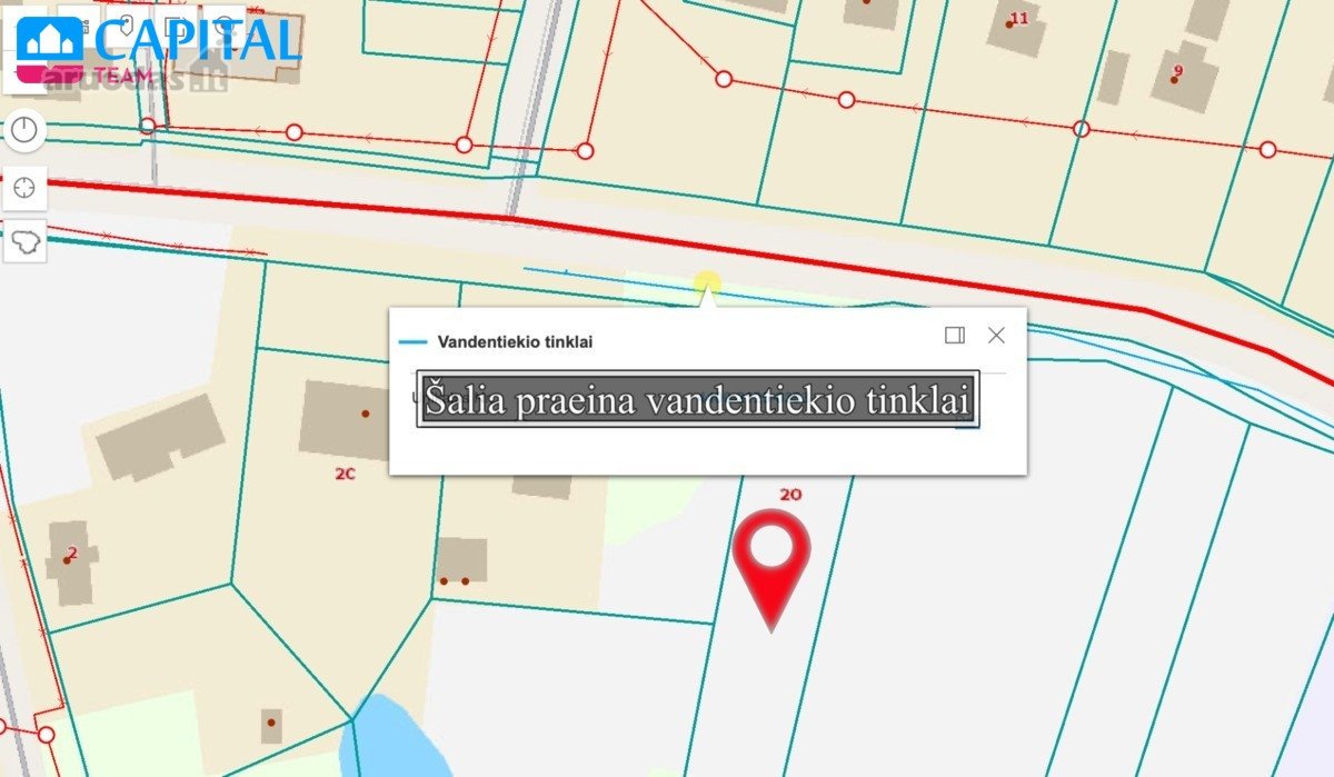 Parduodamas Namų valdos žemės sklypas (Žemės - nuotraukos Nr. 8