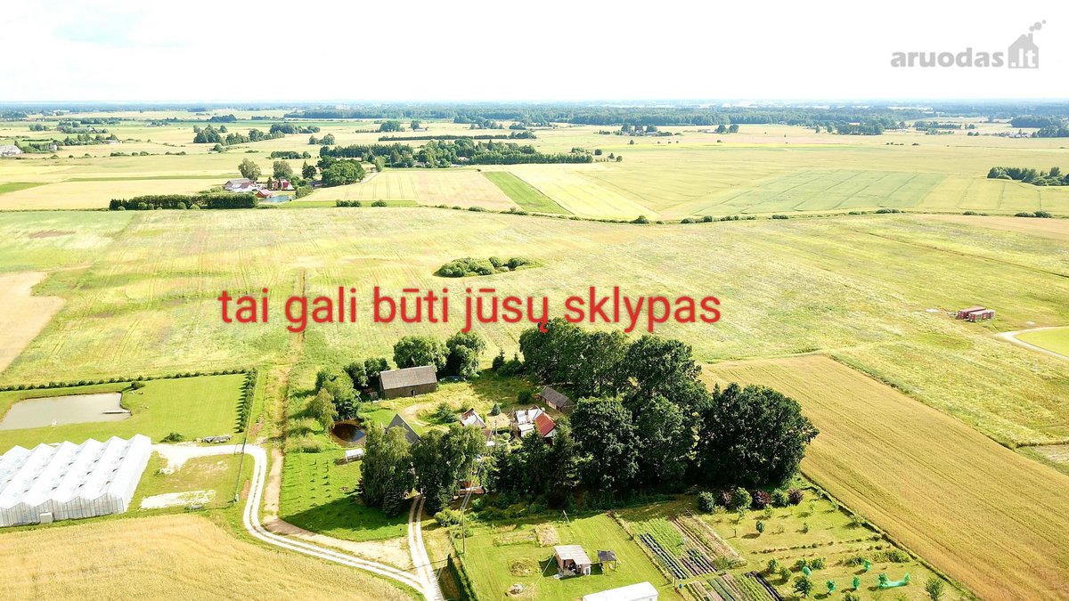 Parduodamas 9,5 ha sklypas su sodyba2,3h - nuotraukos Nr. 2