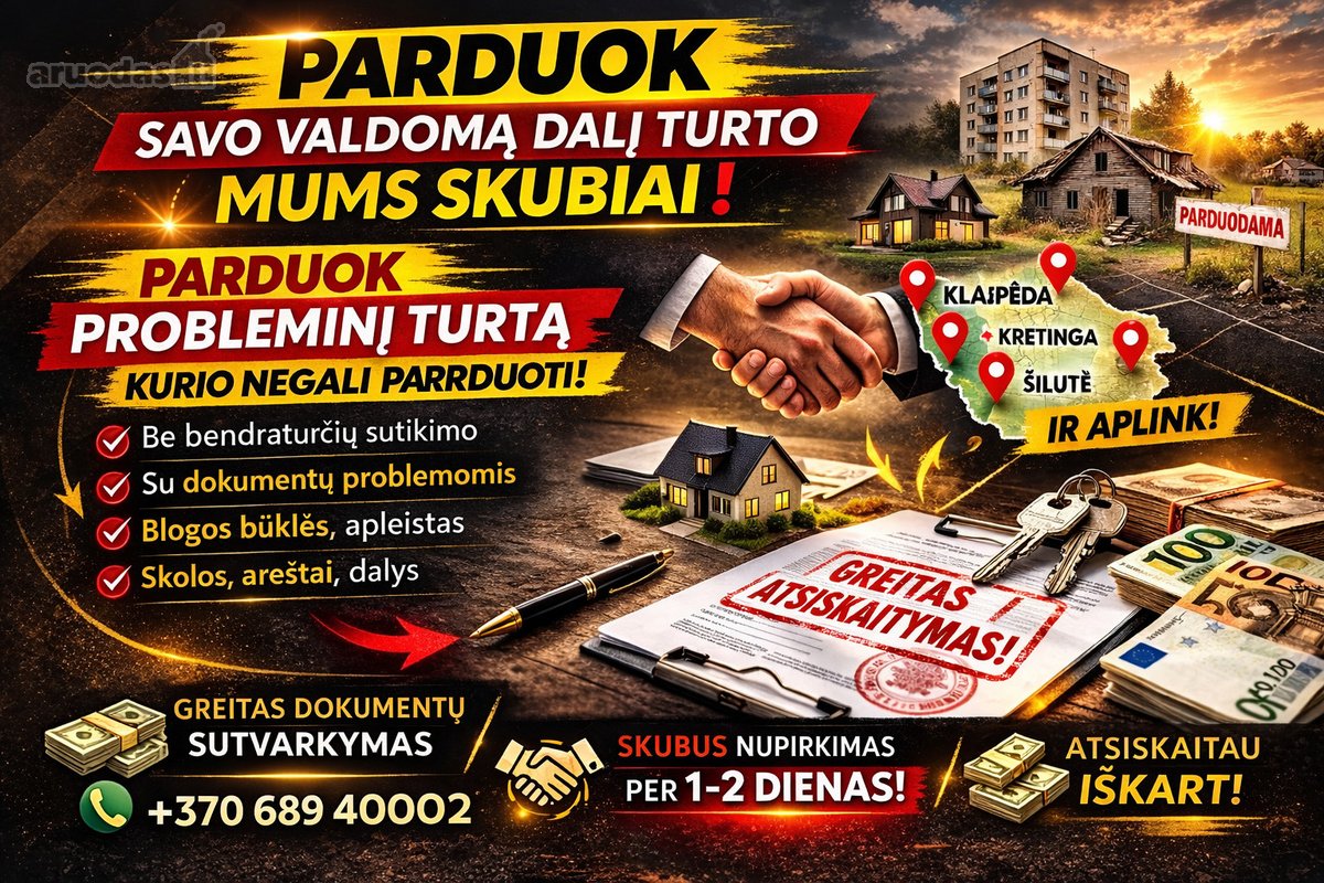 Perku probleminį nekilnojamąjį turtą - nuotraukos Nr. 2