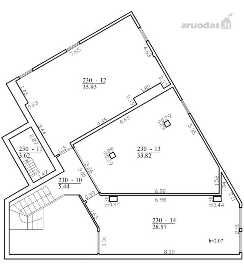 Išnuomojamos komercinės patalpos Klaipėdos - nuotraukos Nr. 46