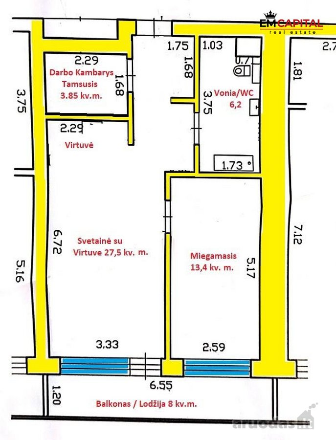 Nuomojamas 2k butas Karoliniškėse, Sausio 13 - nuotraukos Nr. 20