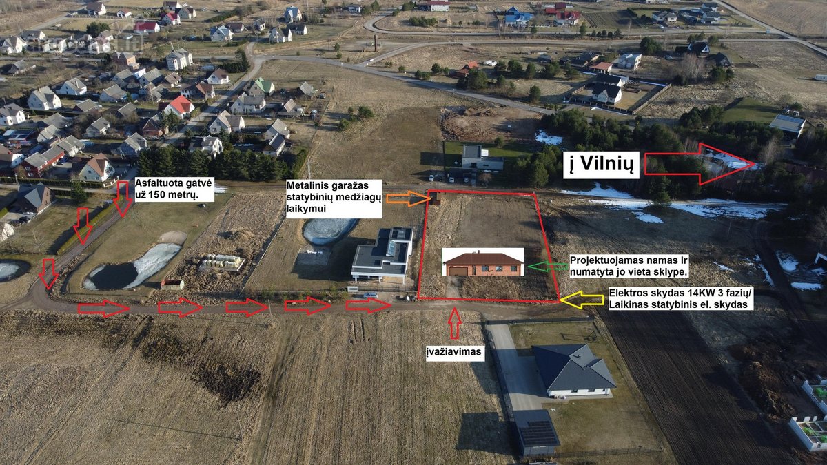Parduodamas erdvus 31,07 aro sklypas - nuotraukos Nr. 2