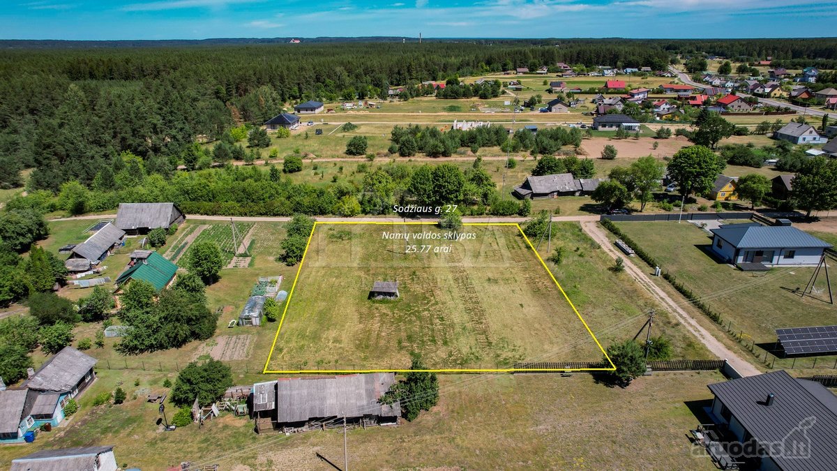 Parduodamas Erdvus 25.77 arų namų valdos - nuotraukos Nr. 4
