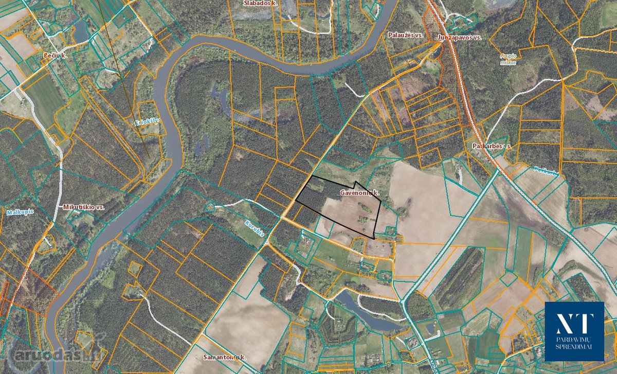 Parduodamas 9.26 ha žemės ūkio su mišku - nuotraukos Nr. 2