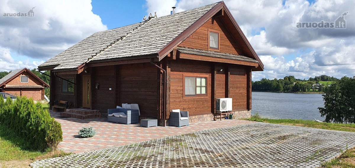 Sodyba ant ežero kranto, pušų apsuptyje,15min