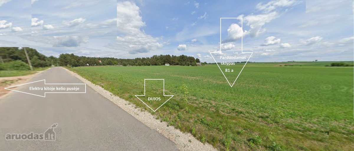 Parduodamas sklypas vaizdingoje vietoje,
