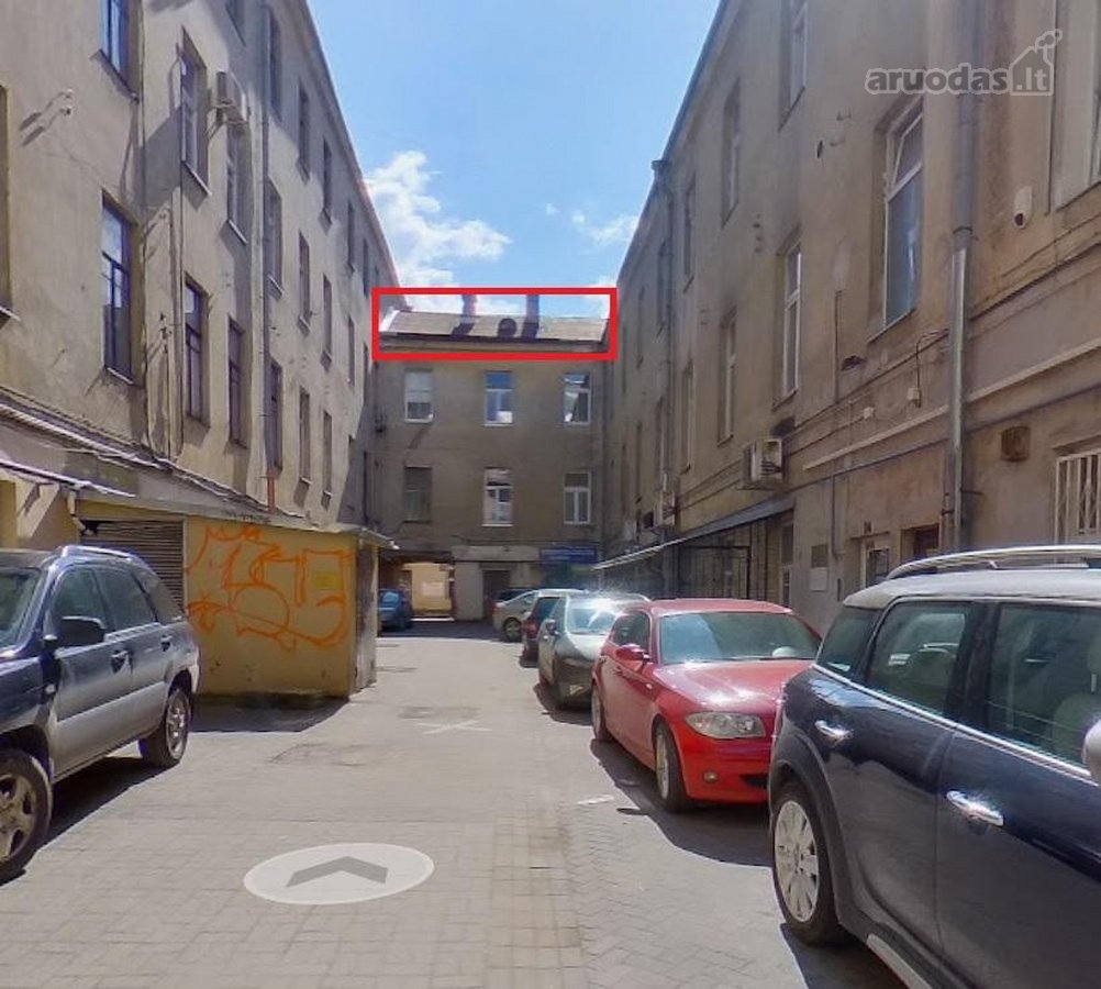 Parduodu 51,38 m2 neįrengtos palėpės dalį, iš