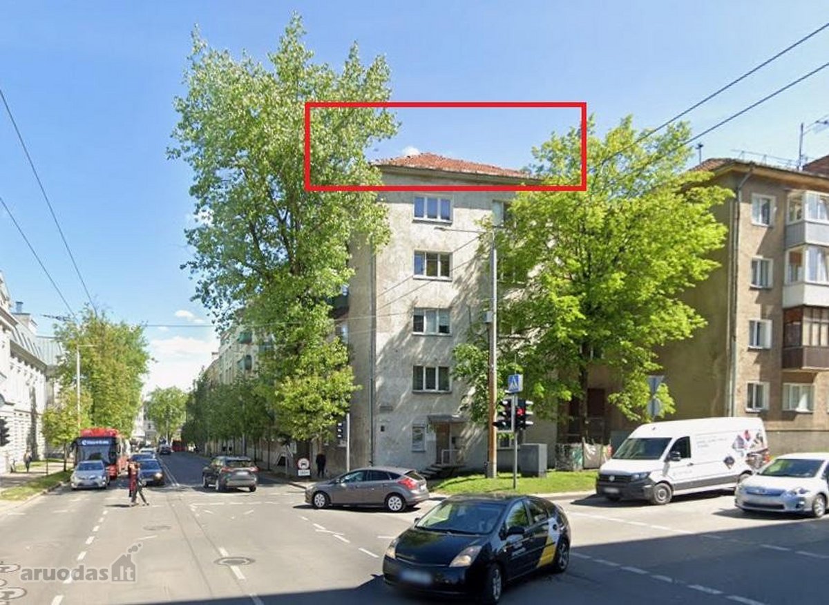 Parduodama neįrengta palėpės dalis, kurios