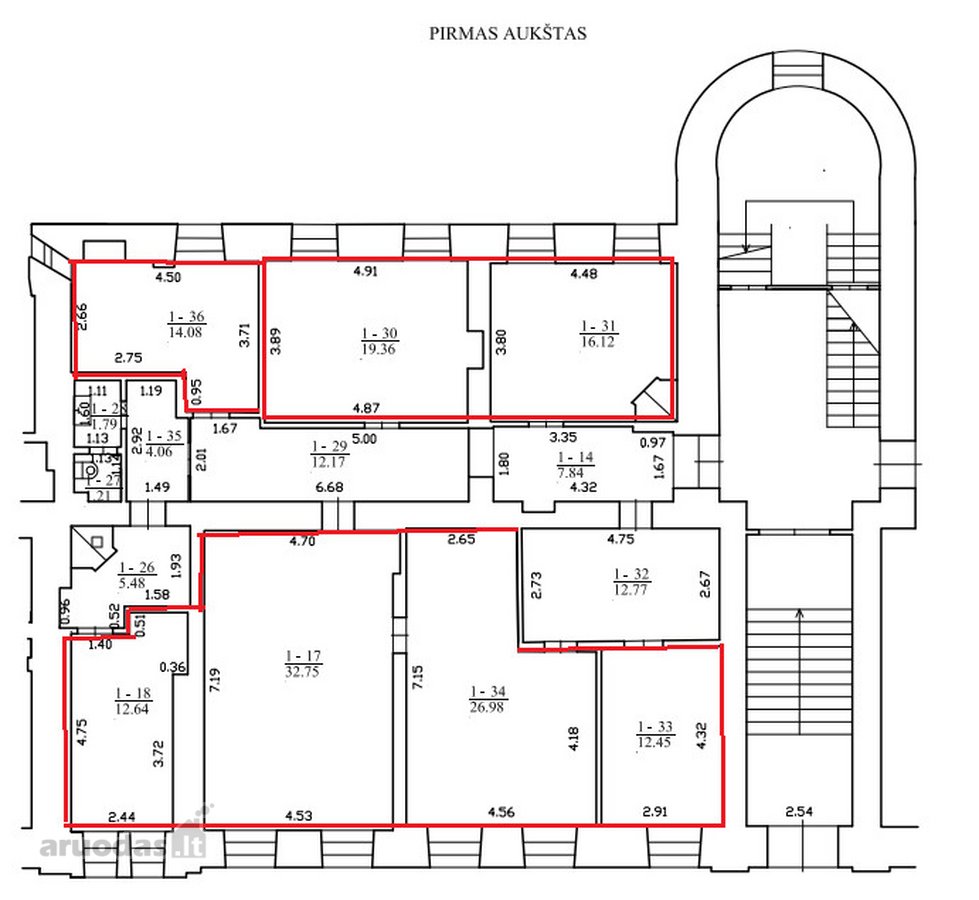 Nuomojamos administracinės paskirties - nuotraukos Nr. 18