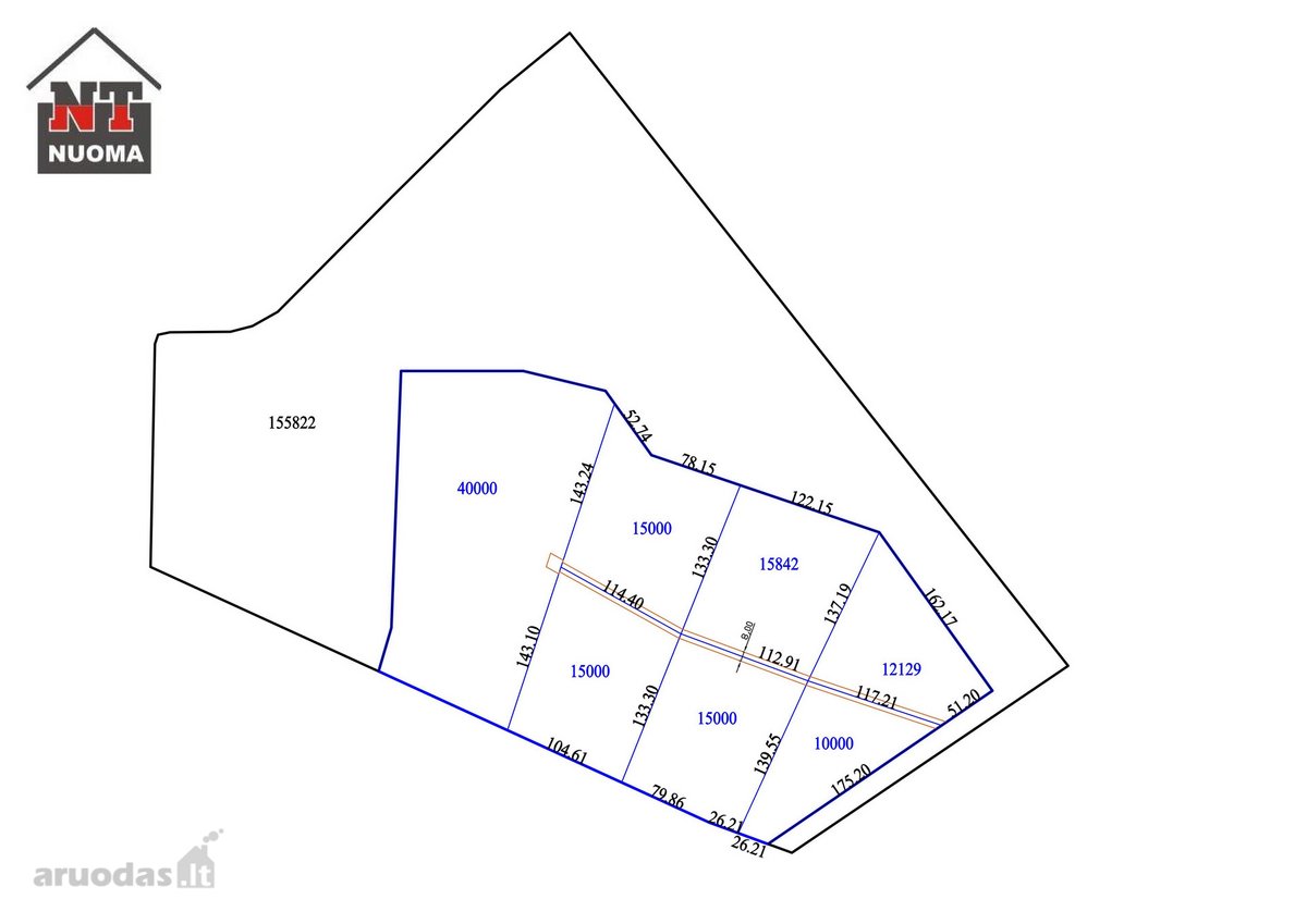 Parduodamas 12,29 ha sklypas Kiemellių kaime, - nuotraukos Nr. 8