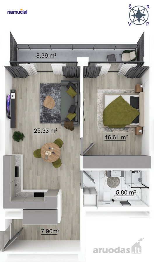 Tik Jonučiuose gali atsirasti namai, kuriuos - nuotraukos Nr. 10