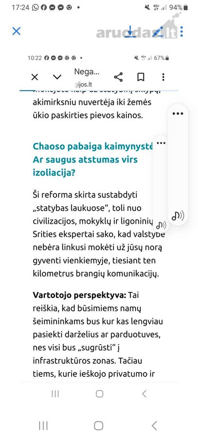 Parduodami du sklypai viens salia kito. - nuotraukos Nr. 13