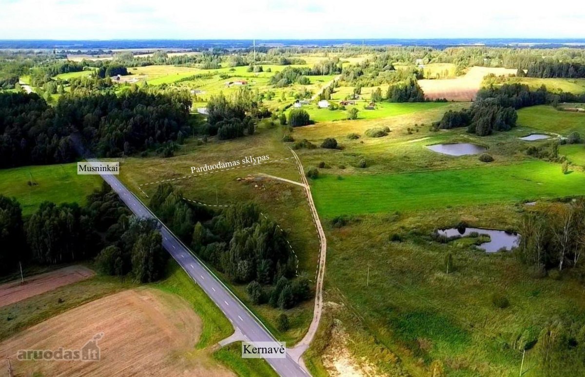 Parduodamas 1,007 Ha Namų Valdos Sklypas