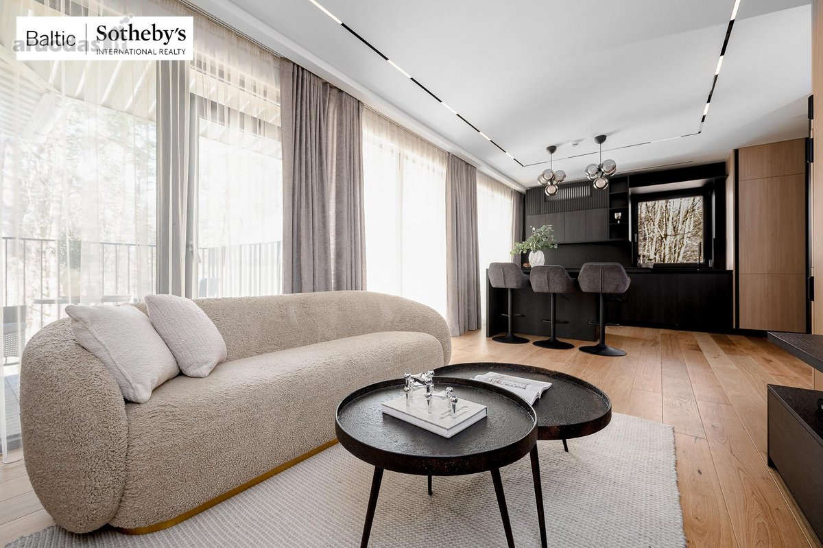 Kokybiškai ir moderniai įrengtas 3 kambarių