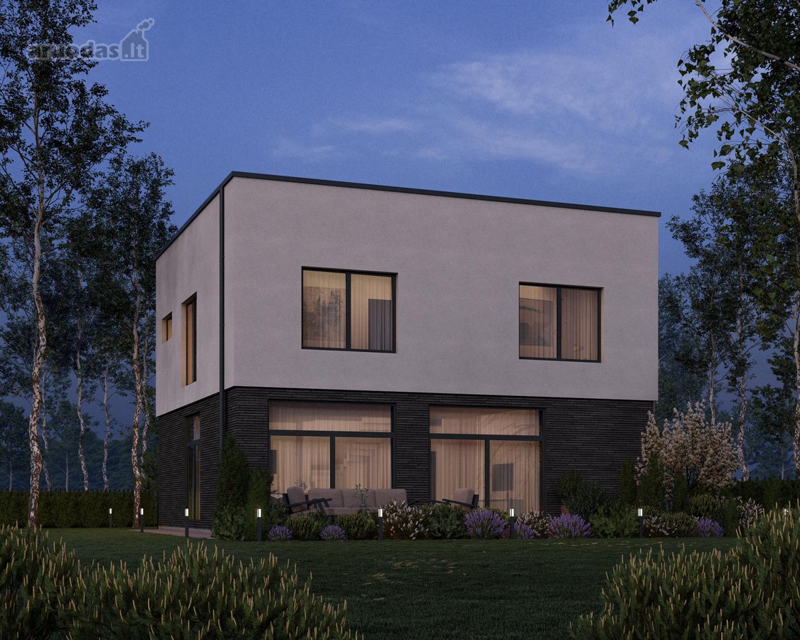 Vienbutis, A++ energetinės klasės modernus - nuotraukos Nr. 45