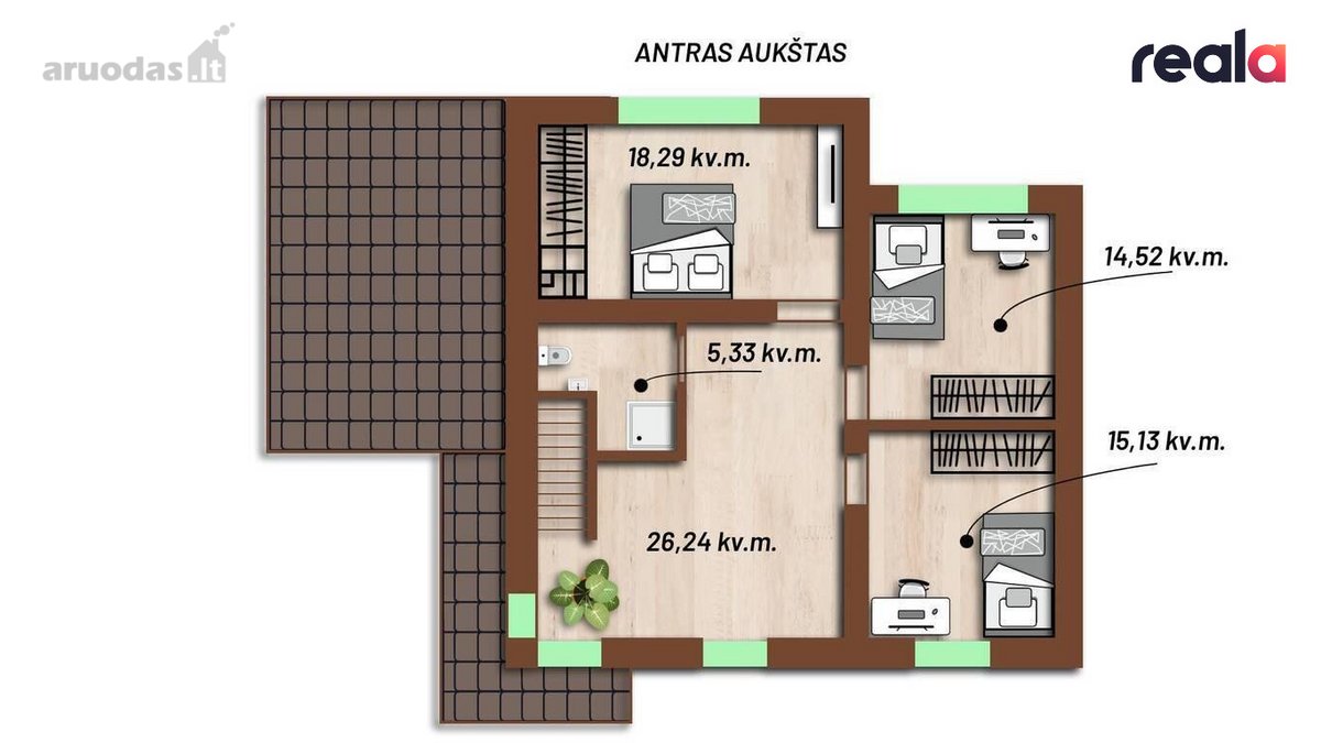 Ieškote namų erdviai ir patogiai šeimos - nuotraukos Nr. 28