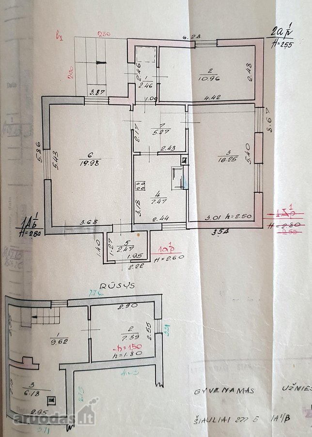Parduodamas mūrinis namas 88 kv. m. 1944 m. - nuotraukos Nr. 12