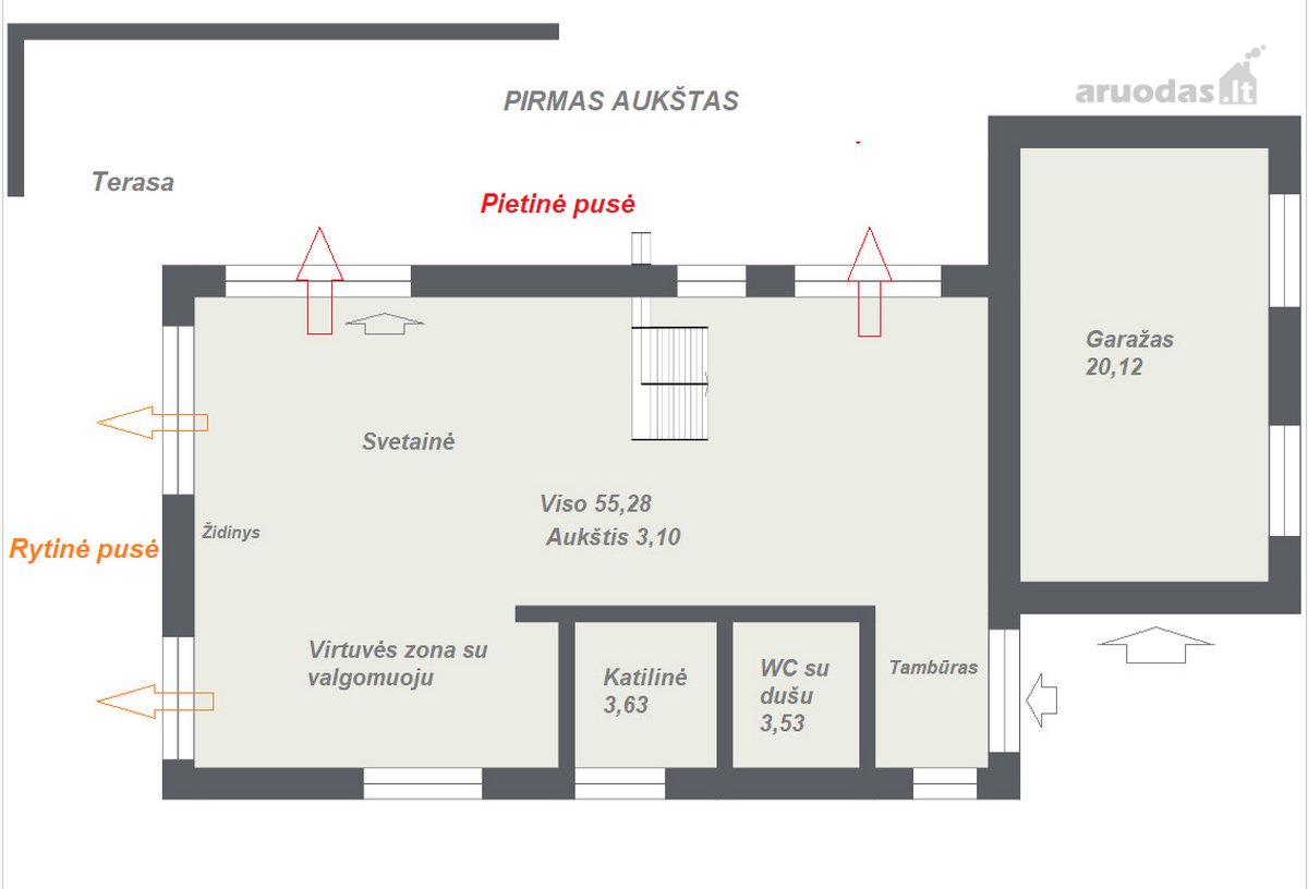 Domeikavoje, Aušros g. parduodamas 141 kv.m 2 - nuotraukos Nr. 25