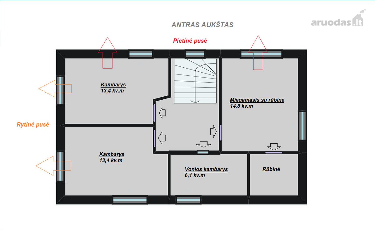 Domeikavoje, Aušros g. parduodamas 141 kv.m 2 - nuotraukos Nr. 26