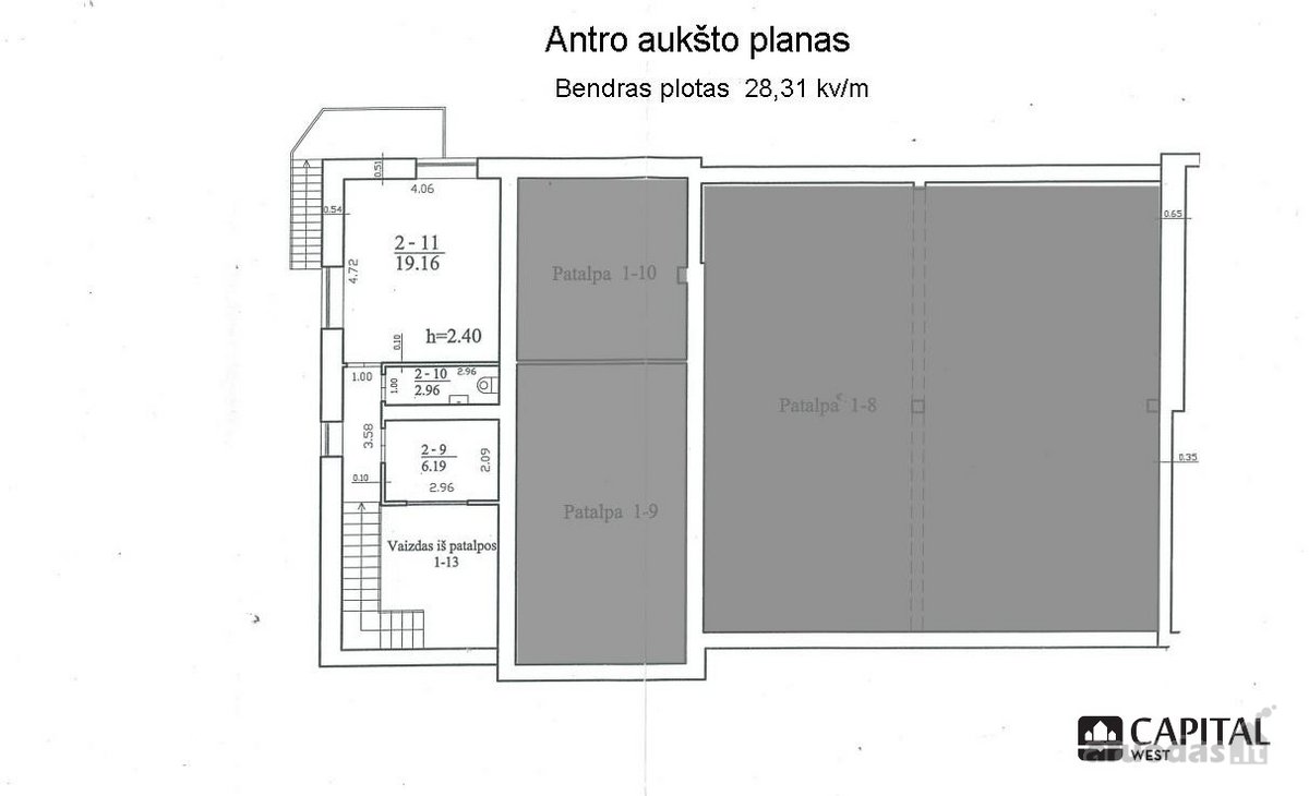 Parduodamos patalpos yra labai judrioje - nuotraukos Nr. 10