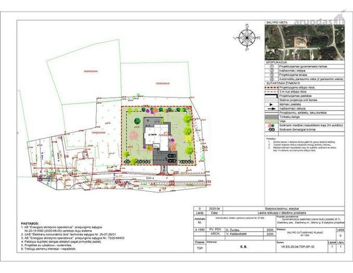 Sklypas su projektu ir statybos leidimu,visos - nuotraukos Nr. 12