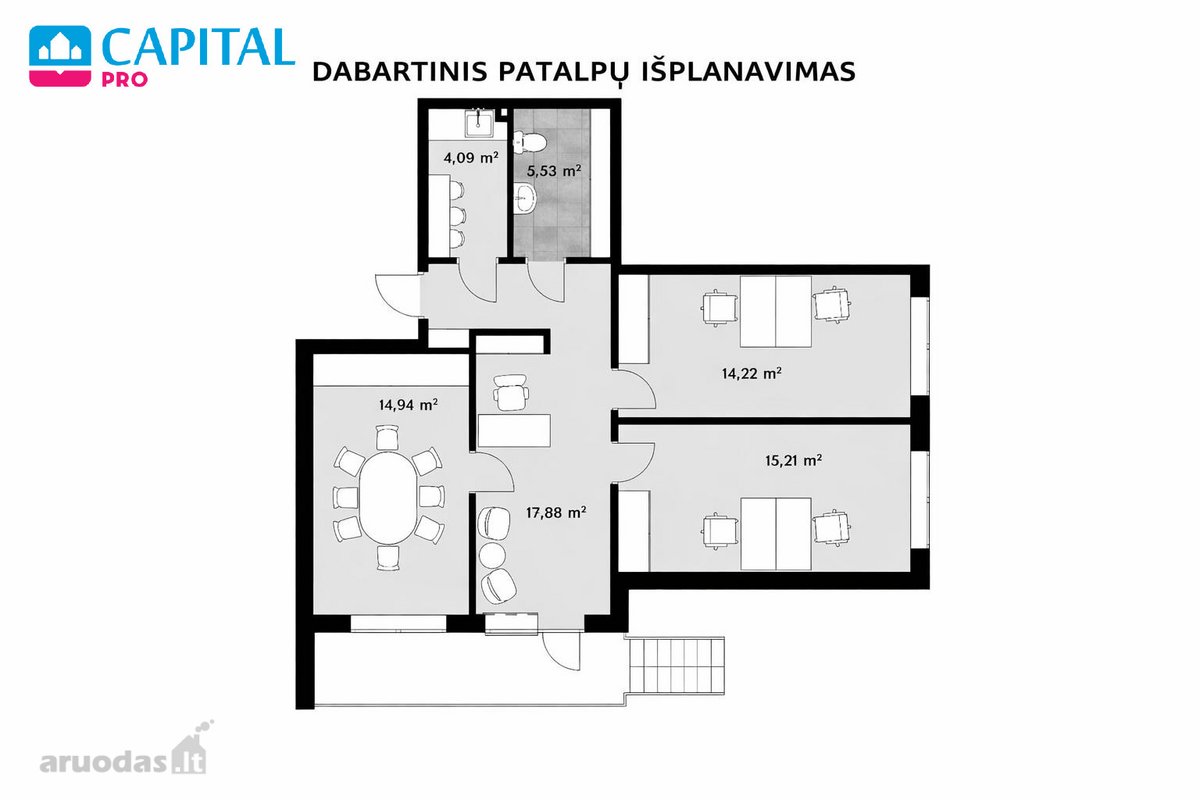 Parduodamos strategiškai patrauklios, 71,87 - nuotraukos Nr. 23